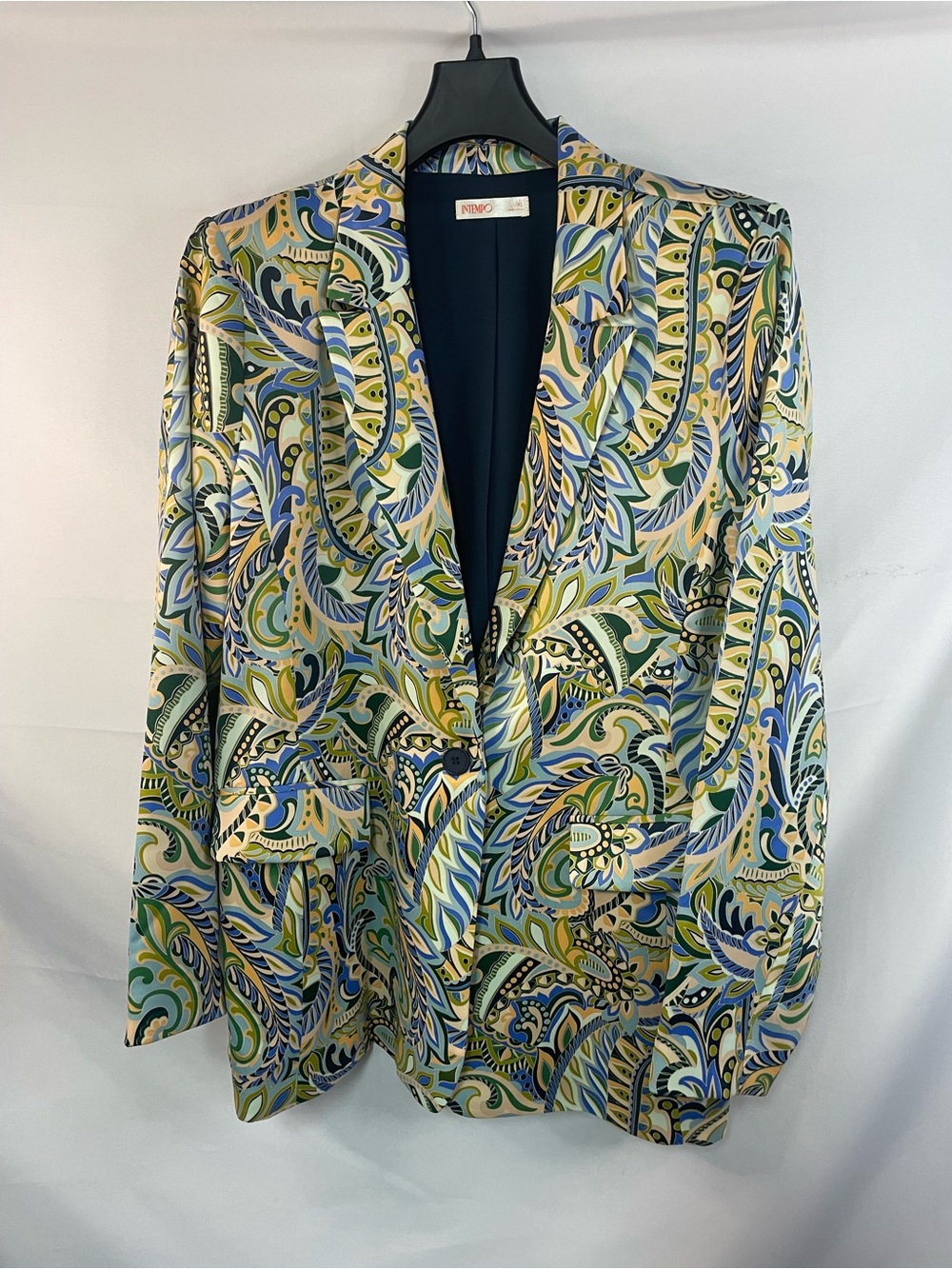 Paisley Print Blazer - Multicolor by INTEMPO